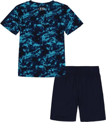 Vista 138 de Under Armour baby-girls Ua Terrazzo Leopard Heart SetShort Set