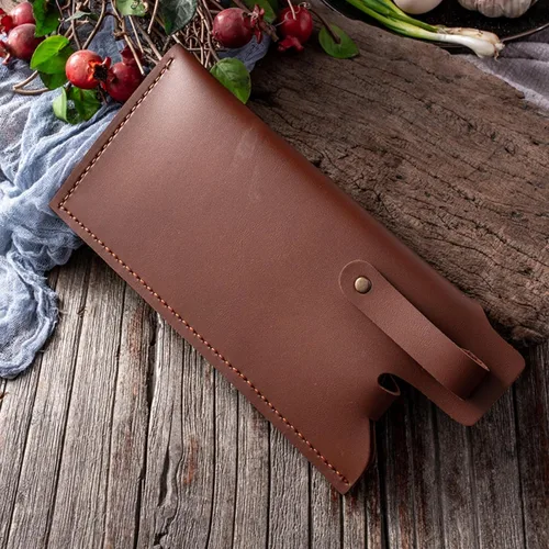 Vista 5 de Funda para cuchillos, Funda para cuchillo de carne, Funda universal para cuchillo de carnicero de cocina, Protector de bordes de cuchillo de chef