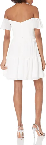 Vista 4 de Dress the Population Vestido midi Justitia Fit and Flare para mujer