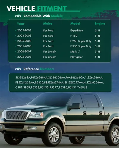 Vista 4 de SCITOO 9-4201S 9-4202S Kit de cadena de distribución del motor Reemplaza para Ford para Lincoln Expedition F-150 F-250 Super Duty F-350 Super Duty