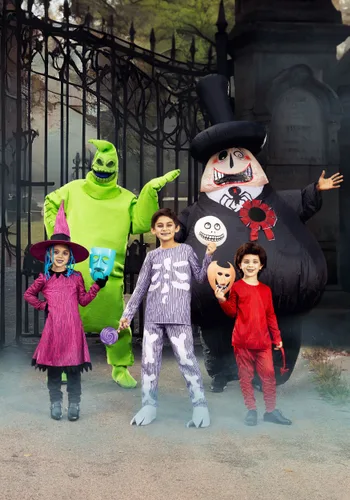 Vista 5 de Disfraz de Lock de Disney Pesadilla Antes de Navidad para Adultos Multicolor