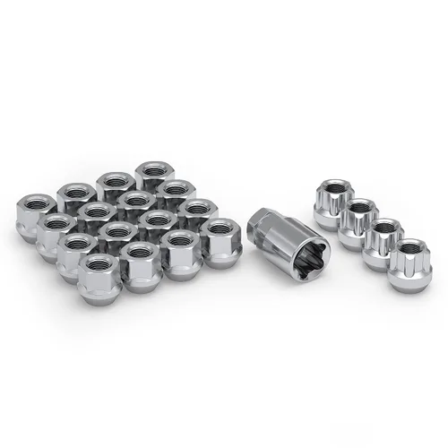 Vista 15 de White Knight 1/2"-20 Tuercas de llanta de bellota de pieza sólida (SIN tapa) para ruedas selectas del mercado de repuestos y de fábrica, fáciles