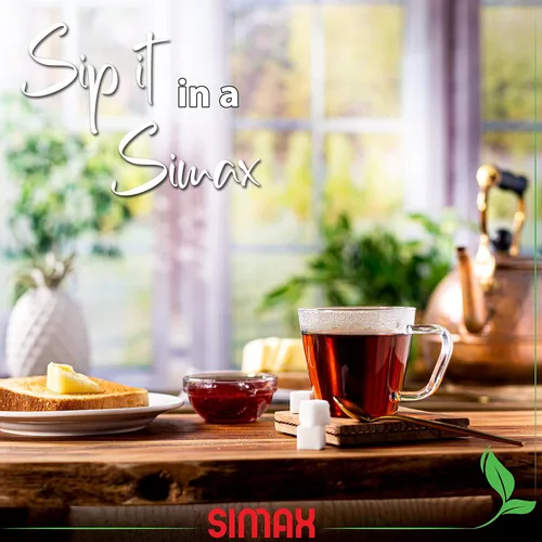 Vista 4 de SIMAX Juego de 6 tazas de café pequeñas de vidrio transparente, 7 onzas, tazas de té de borosilicato con asas para capuchino