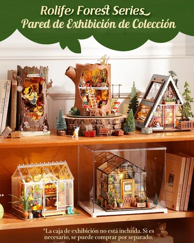 Vista 8 de Rolife DIY - Kits de casa de hadas en miniatura del bosque - Casa del árbol de cuento de hadas