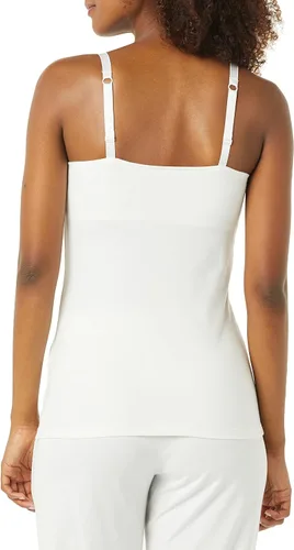 Vista 3 de Tienda Essentials Camisola de maternidad para mujer con correas ajustables y brasier integrado, paquete de 2