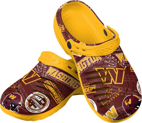 Vista 18 de FOCO Arizona Cardinals NFL Mens Historic Print Clog with Strap