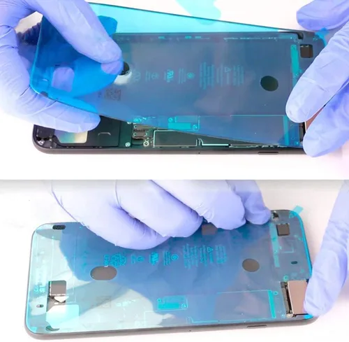Vista 5 de Adhesivo impermeable para pantalla para iPhone 11 Pro, paquete de 2