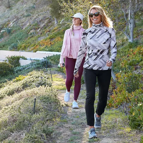 Vista 6 de Coolibar UPF 50 - Leggings de yoga Asana de talle alto para mujer protección solar
