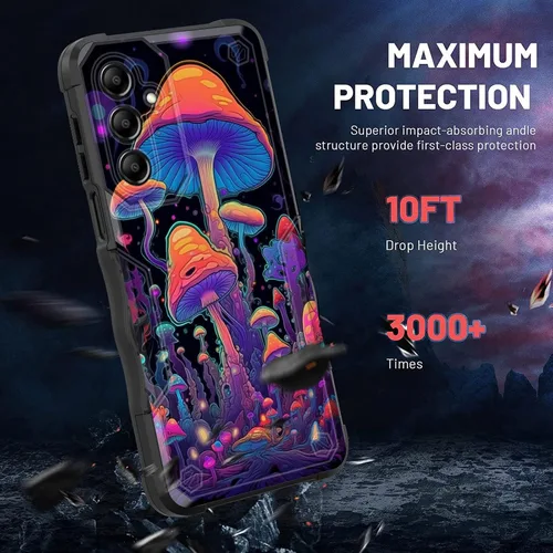 Vista 927 de Funda para Galaxy A14 5G, [Doble Capa][Protección contra Caídas de Grado Militar de 10 Pies] [Antideslizante] Funda Resistente a Prueba de Golpes