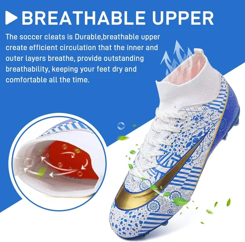 Vista 2 de GRESKY - Zapatos de fútbol para hombre AGTF