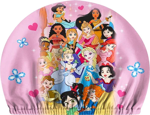 Vista 4 de Yannie Traje de baño de princesa de una pieza para niñas con sombrero