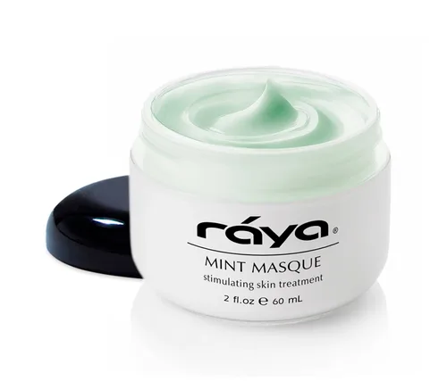 Vista 13 de Raya Azulen - Mascarilla calmante (602) Mascarilla de tratamiento facial calmante para pieles sensibles Tonifica y refina la tez Fabricado
