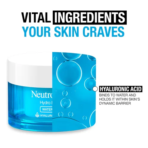 Vista 5 de Neutrogena Hydro Boost - Gel de agua hidratante facial diario con ácido hialurónico, 1.7 onzas líquidas, gel limpiador facial hidratante Hydro Boost