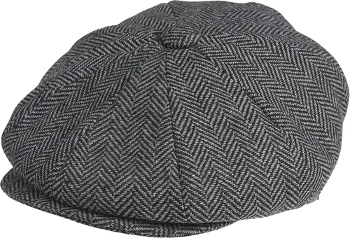 Vista 13 de Peaky Blinders Gorra plana de lana estilo Newsboy de 8 piezas para hombre
