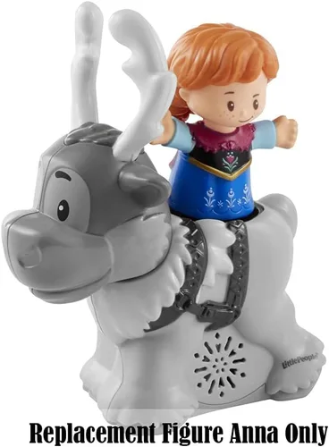 Vista 2 de Piezas de repuesto para Little People Anna and Sven Playset - GNG91 ~ de The Movie Frozen ~ Figura de repuesto ~ Anna