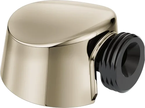 Vista 11 de Moen Conector redondo de la pared de la ducha del PDA de Ell de la gota del hierro forjado, A725WR Mate negro