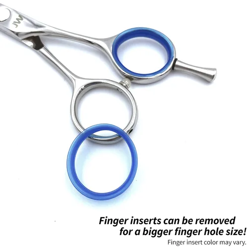 Vista 8 de JW Professional Shears Razor Edge Series - Tijeras de corte de pelo y juego de tijeras de adelgazamiento