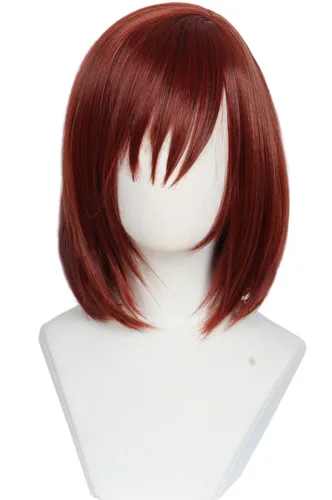 Vista 10 de Linfairy Peluca corta rubia para cosplay, disfraz de Halloween, peluca de gato para hombres Rubio