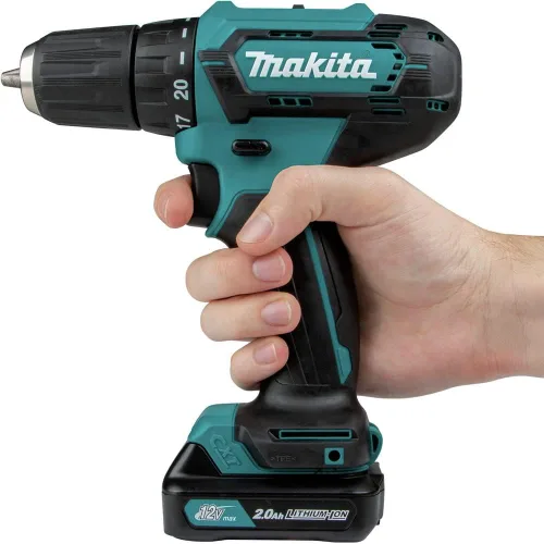 Vista 7 de Makita FD09R1 12V max CXT® Kit de taladro-destornillador inalámbrico de iones de litio de 3/8" (2.0Ah)
