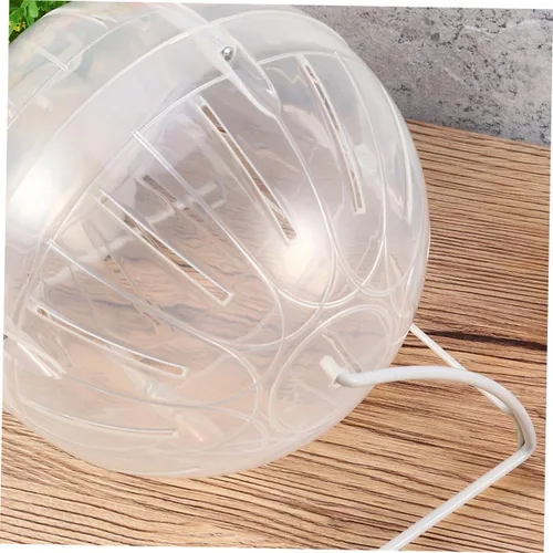 Vista 4 de Pelota de ejercicio para hámster, 4 en 1, pelota de ejercicio transparente con soporte para reducir el aburrimiento y aumentar la actividad