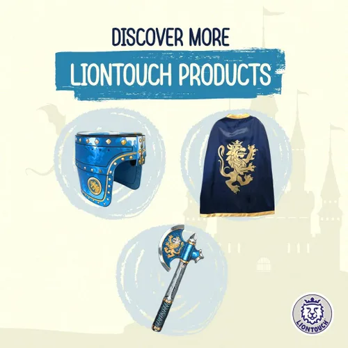 Vista 7 de Liontouch - Espada de espuma para niños de 3 a 6 años Mini león, azul