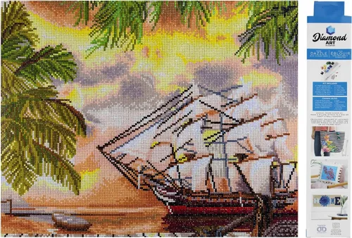 Vista 17 de DIAMOND ART BY LEISURE ARTS Kits de pintura de diamantes para adultos de 14 x 16 pulgadas, vino abstracto avanzado, taladro completo, kits de arte