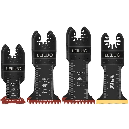 Vista 10 de LEILUO - Juego de 3 cuchillas de carburo de 80MM para multiherramienta, universal, para quitar lechada, accesorios para herramienta oscilante