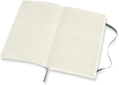 Vista 5 de Moleskine Cuaderno profesional, grande, verde bosque, tapa blanda (5 x 8.25)