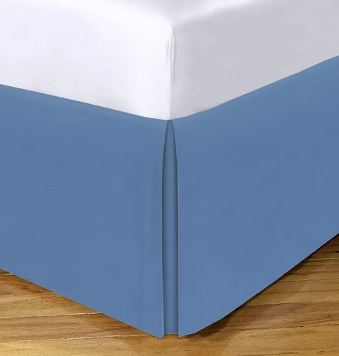 Vista 9 de Falda de cama – Falda de cama plisada 100% algodón egipcio de 800 hilos – Fácil ajuste con falda de cama a medida de 12 pulgadas – Tamaño individual