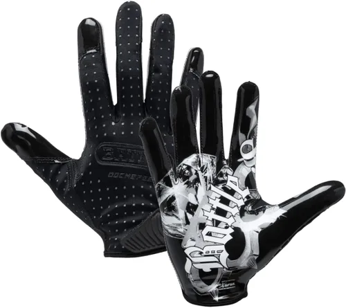 Vista 27 de Battle Guantes deportivos con receptor de velocidad Doom Blanco