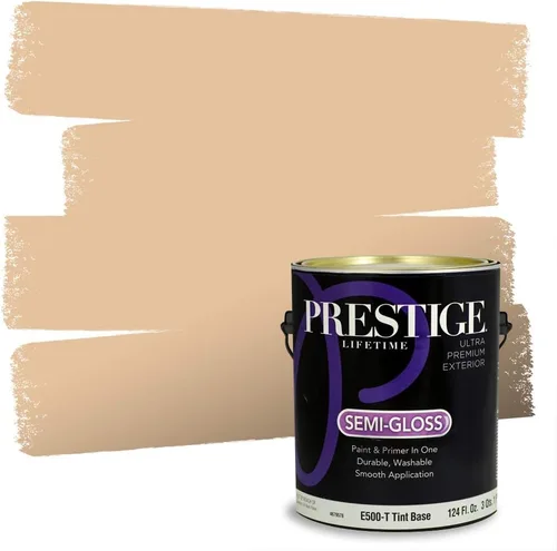 Vista 38 de Pintura 2 en 1, para primera mano y para exterior, de Prestige Paints, E100-N-1120BM
