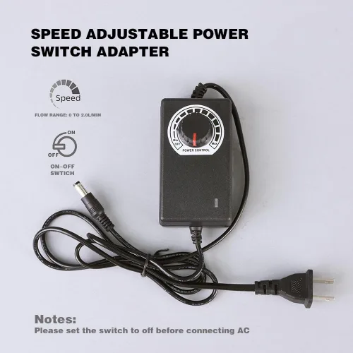 Vista 3 de Bomba eléctrica de transferencia de agua doméstica de 110V con velocidad ajustable para máquina de hielo, máquina de café, refrigeración por agua