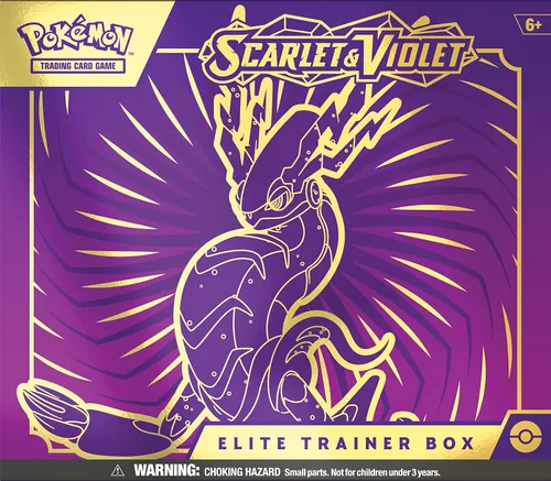 Vista 2 de Pokémon TCG: Estuche de Entrenador Élite de Scarlet y Violet - Miraidon Púrpura