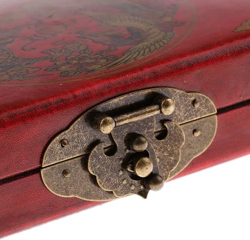Vista 5 de Menolana Ábaco aritmético de cuentas de madera chino vintage con conteo de calculadoras de caja