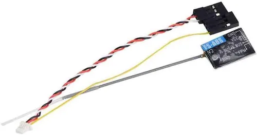 Vista 7 de Flysky FS-A8S Mini receptor con PPM i-Bus SBUS salida 2.4G 8CH RX para avión RC compatible con FS-i6x FS-i10 FS-i6s TM10 TM8