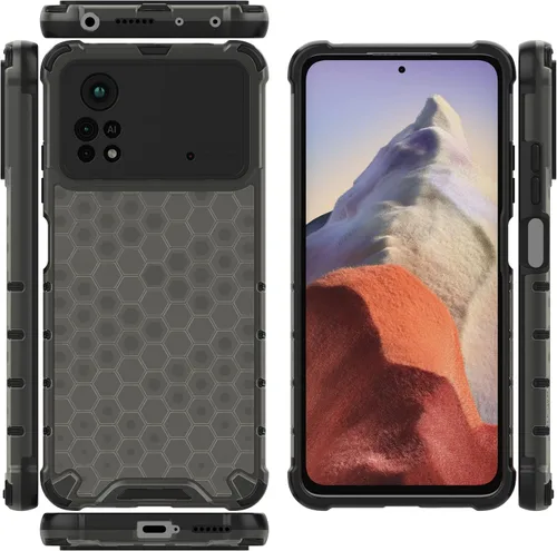 Vista 29 de Funda para Xiaomi Poco M3 cubierta,Funda para Xiaomi Poco M3 Funda 2 en 1 Teléfono Funda Negro