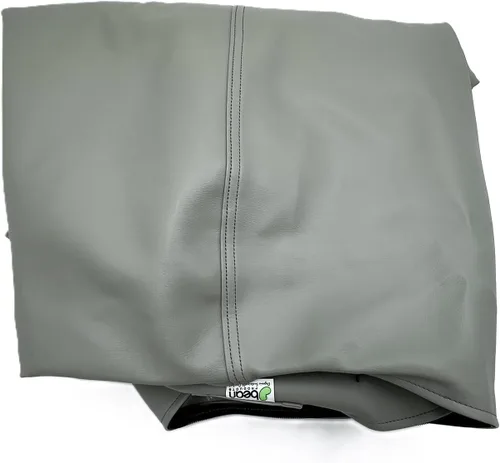 Vista 17 de Bean Products Funda de vinilo para puf de barco marino, estilo retro, resistente a la intemperie, para adultos, funda lavable sin relleno, cómoda