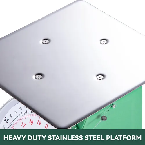 Vista 5 de Tada - Báscula mecánica de cocina y alimentos de servicio pesado de 44 libras / 44.1 lbs Báscula de esfera industrial con control de porciones