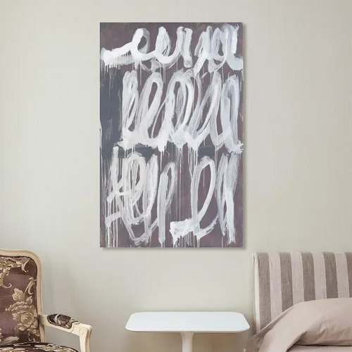 Vista 7 de WANSHI Cy Twombly sin título (9) Lienzo grande impresión de pinturas famosas para oficina y hogar, arte decorativo para pared, póster de pintura