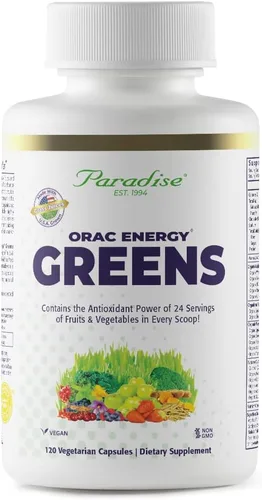 Vista 14 de Paradise Herbs ORAC Energy Greens, superalimento en polvo de manzana, más de 40,000 antioxidantes ORAC, verduras orgánicas, bayas, hongos