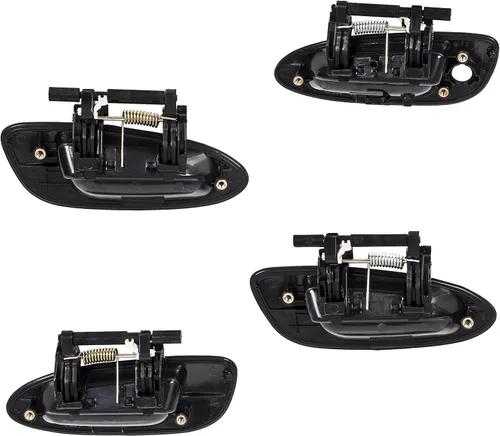 Vista 3 de KUAFU Manija de puerta exterior exterior compatible con Nissan Altima 2002-2006 Reemplazo para NI1520112, 82607-8J009; NI1310123, 80607-8J009