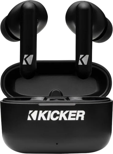 Vista 8 de Auriculares KICKER TWS1 Verdaderos Inalámbricos, Auriculares Bluetooth con Micrófono, Auriculares Inalámbricos para Android y iOS, Estuche de Carga