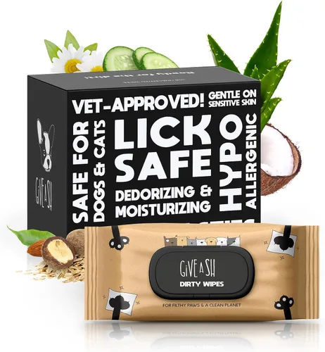 Vista 9 de G.A.S Toallitas diarias seguras para mascotas para perros y gatos, sin perfume, 200