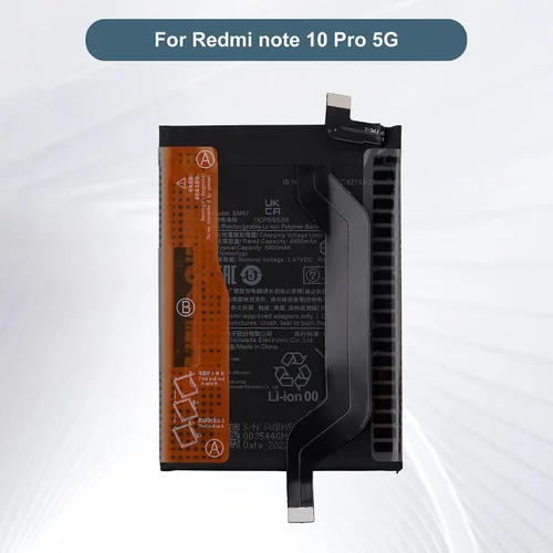 Vista 2 de Batería de repuesto BM57 compatible con Redmi Note 10 pro 5G/Poco X3 5G con herramientas