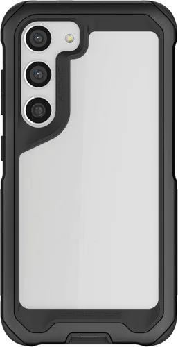 Vista 13 de Ghostek Atomic - Funda delgada para Galaxy Z Flip 4, parte trasera de aramida con parachoques de aluminio rojo, funda protectora de doble capa a