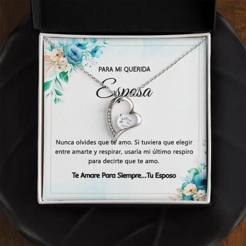 Vista 3 de Regalo para Mi Esposa Collar Regalo para Mi Esposa Especial, Regalos para 14 de febrero, Collar para mujer, Regalo para mujer, Regalos de San