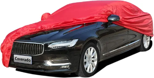 Vista 10 de Coverado - Funda impermeable para coche Hatchback para todo tipo de clima, cubiertas exteriores completas, protección contra nieve, viento y rayos