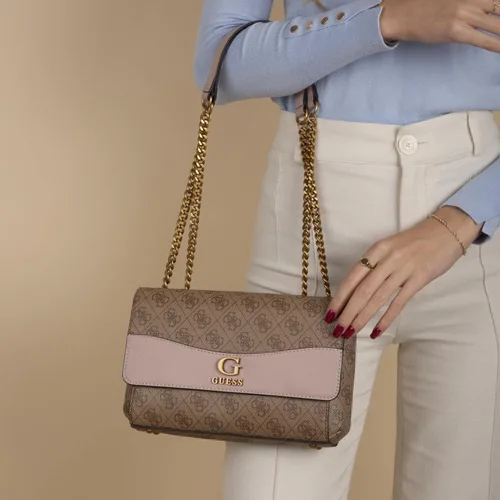 Vista 2 de GUESS Solapa cruzada convertible con logotipo de Nell