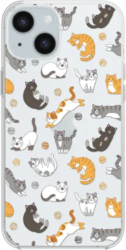 Vista 8 de Blingy's Funda para iPhone 15, divertido estilo plátano, lindo patrón de frutas tropicales, diseño de dibujos animados, funda protectora
