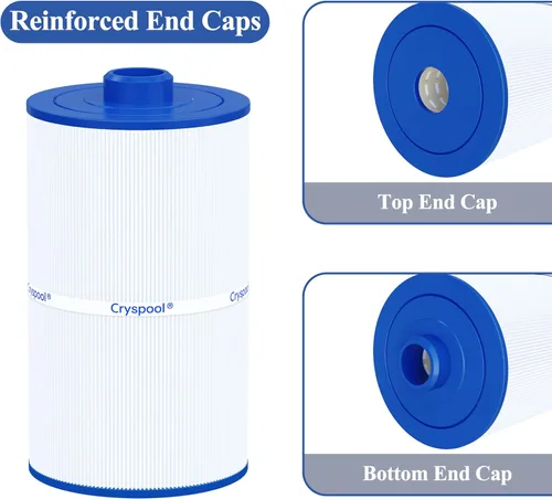 Vista 4 de Cryspool® 08008 Filtro compatible con PCS75N, Maax Spas, 100594, C-8475, FC-3320, cartucho de filtro de spa de 75 pies cuadrados, 1 paquete